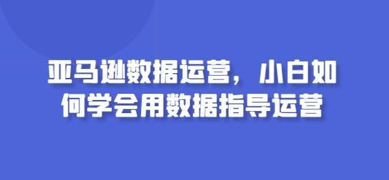 亚马逊数据运营，小白如何学会用数据指导运营-heixxmi