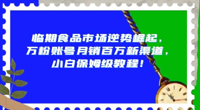 临期食品市场逆势崛起，万粉账号月销百万新渠道，小白保姆级教程【揭秘】-heixxmi