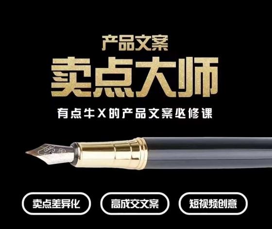 产品文案【卖点大师】高转化电商，有点牛X的产品文案必修课-heixxmi