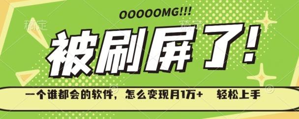 一个谁都会的软件，怎么变现月1万+轻松上手-heixxmi