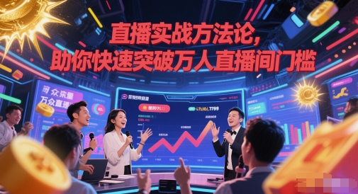 直播实战方法论，助你快速突破万人直播间门槛-heixxmi