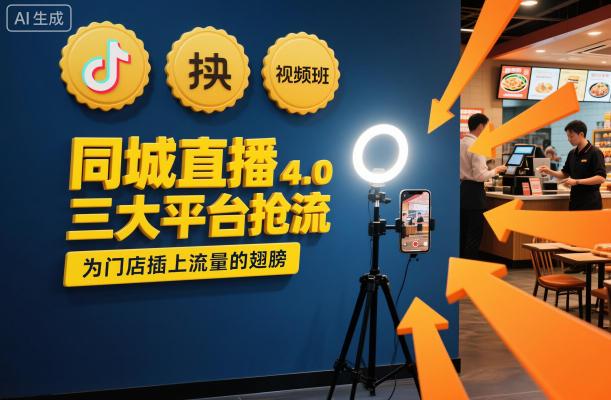 同城直播实操班4.0，三大平台抢流，为门店插上流量的翅膀-heixxmi