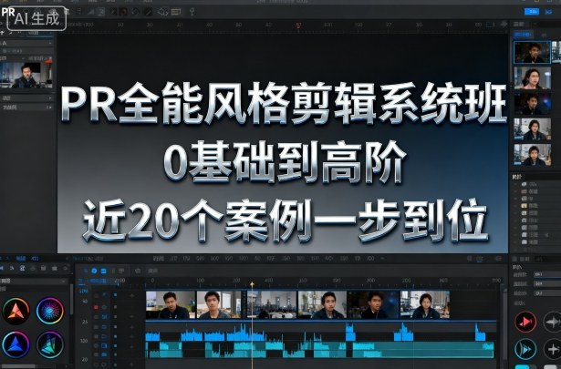 PR全能风格剪辑系统班，0基础到高阶，近20个案例一步到位-heixxmi
