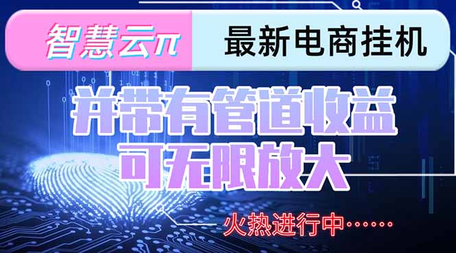 智慧云π电脑挂机单机每天收益300—500+ 并带有团队管道收益 可无限放大-heixxmi