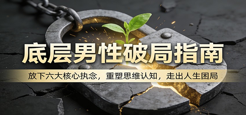 底层男性破局指南：放下六大核心执念，重塑思维认知，走出人生困局-heixxmi