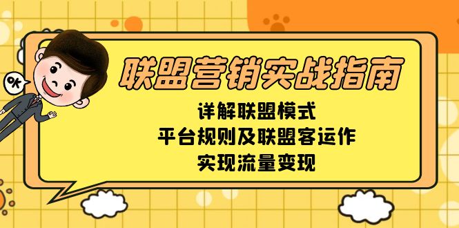 联盟营销实战指南，详解联盟模式、平台规则及联盟客运作，实现流量变现-heixxmi
