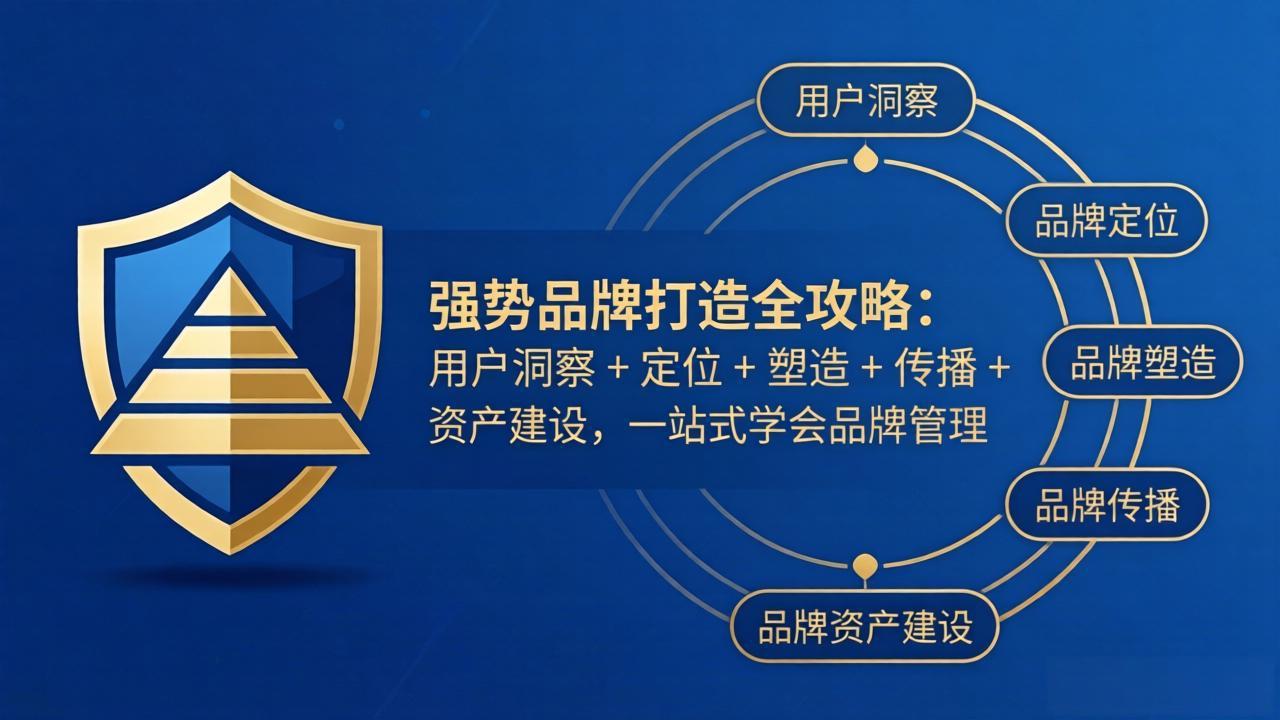 强势品牌打造全攻略：用户洞察 + 定位 + 塑造 + 传播 + 资产建设，一站式学会品牌管理-heixxmi