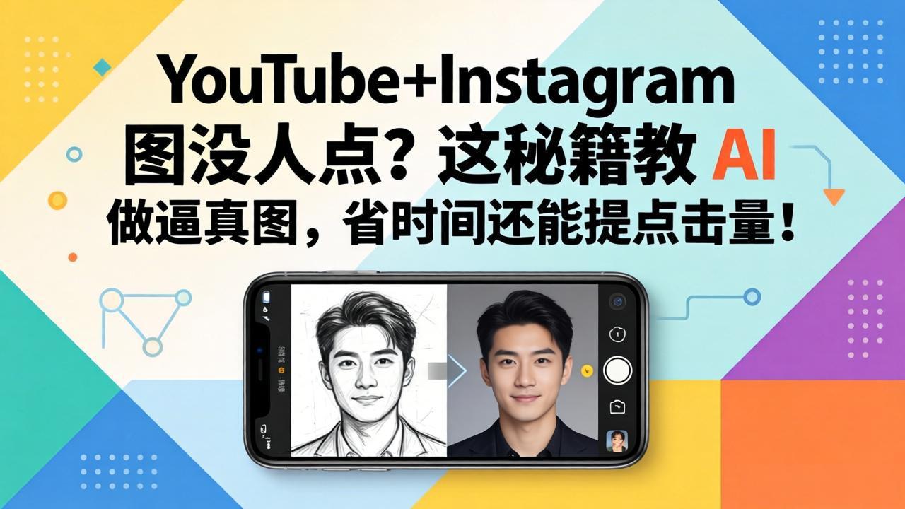YouTube+Instagram图没人点？这秘籍教 AI 做逼真图，省时间还能提点击量-heixxmi