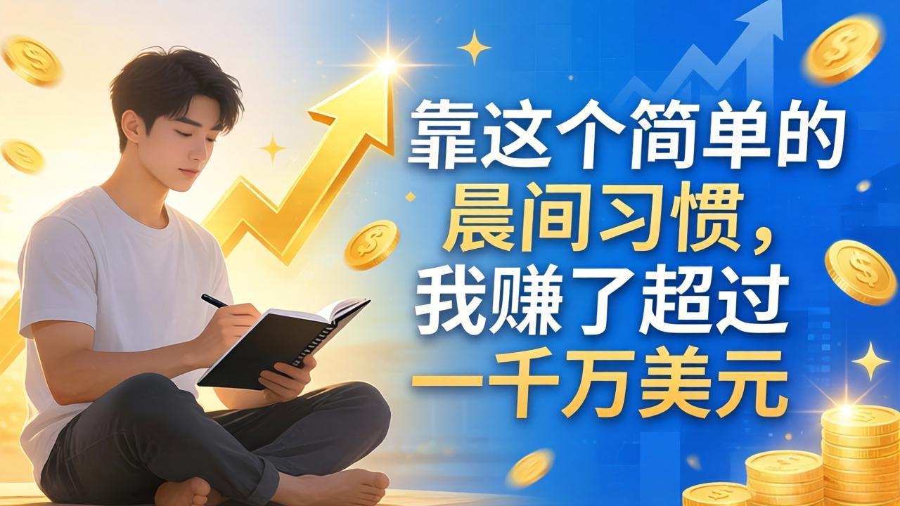 付费文章：靠这个简单的晨间习惯，我赚了超过一千万美元-heixxmi
