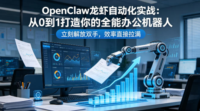 OpenClaw龙虾自动化实战：从0到1打造你的全能办公机器人，立刻解放双手，效率直接拉满-heixxmi