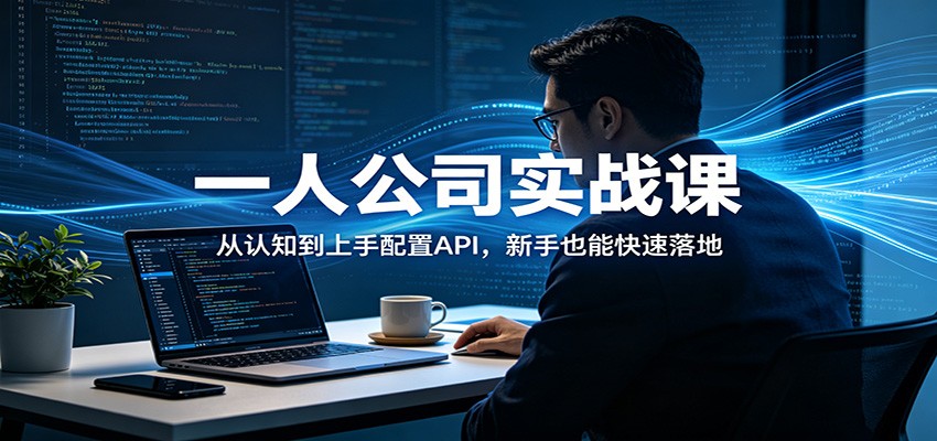 一人公司实战课：从认知到上手配置API，新手也能快速落地-heixxmi