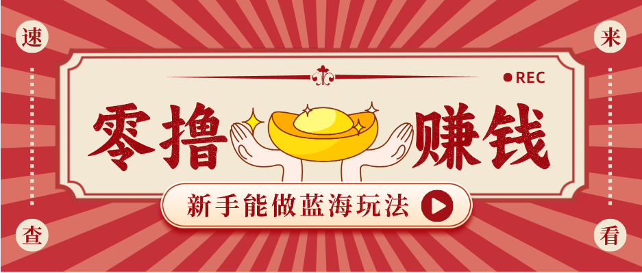 新手也能变现的蓝海玩法，一个人人能做的项目，需求量极大日入300+！-heixxmi