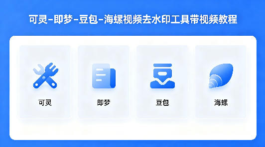 可灵–即梦–豆包–海螺视频去水印工具带视频教程-heixxmi