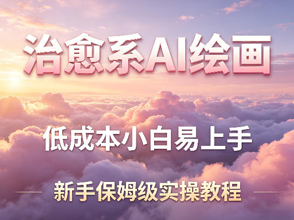 治愈系AI绘画提示词项目，低成本小白易上手，每天10分钟，新手保姆级实操教程-heixxmi