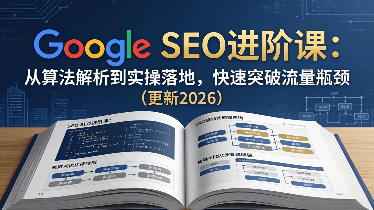 Google SEO进阶课：从算法解析到实操落地，快速突破流量瓶颈(更新2026-heixxmi