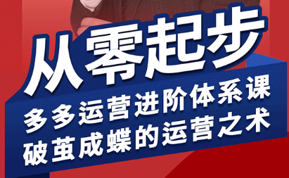 海神·拼多多运营进阶系统课(更新2026)-heixxmi