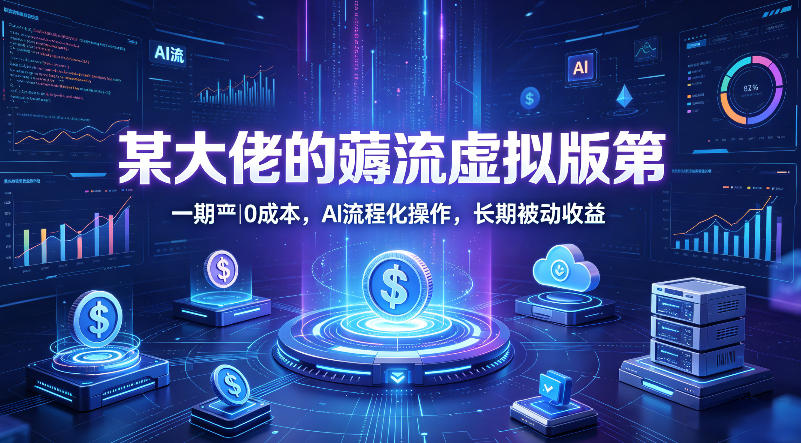 某大佬的薅流虚拟版第一期丨0成本，AI流程化操作，长期被动收益-heixxmi