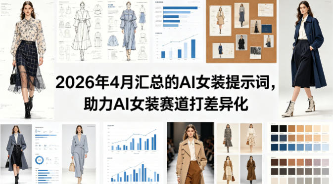 2026年4月汇总的AI女装提示词，助力AI女装赛道打差异化-heixxmi