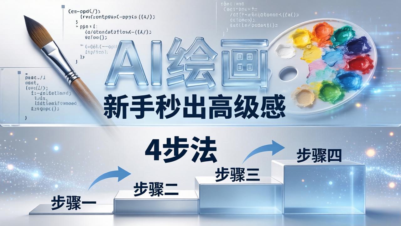 AI绘画入门别再硬磕了！即梦4步法：万能提示词公式+BRTR框架，新手秒出高级感-heixxmi