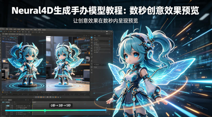 Neural4D生成手办模型教程，让创意效果在数秒内呈现预览-heixxmi
