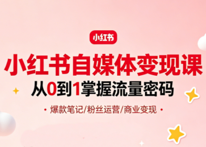 大漂亮·小红书自媒体变现课-heixxmi