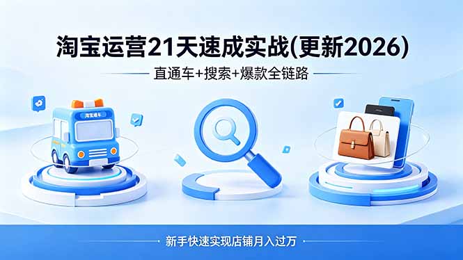 淘宝运营21天速成实战(更新4月-heixxmi
