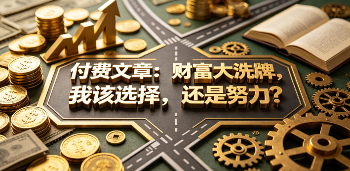 付费文章：财富大洗牌，我该选择，还是努力？-heixxmi