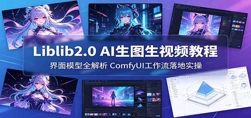 Liblib2.0 AI生图生视频教程：界面模型全解析，ComfyUI工作流落地实操-heixxmi