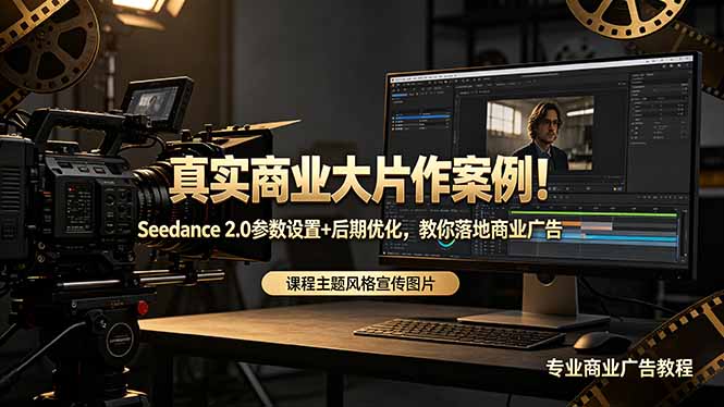 真实商业大片作案例！Seedance 2.0参数设置+后期优化，教你落地商业广告-heixxmi