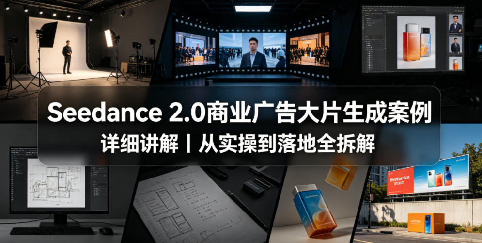 Seedance 2.0商业广告大片生成案例详细讲解｜从实操到落地全拆解-heixxmi