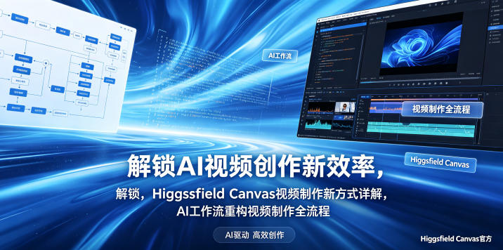 解锁AI视频创作新效率，Higgsfield Canvas视频制作新方式详解，AI工作流重构视频制作全流程-heixxmi
