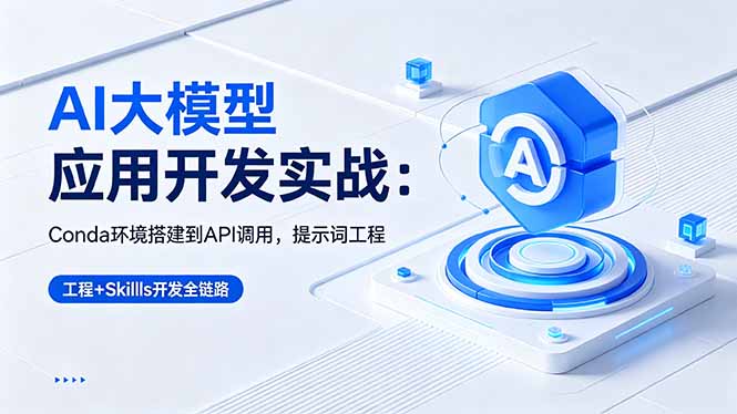 AI 大模型应用开发实战：Conda环境搭建到API调用，提示词工程+Skills开发全链路-heixxmi