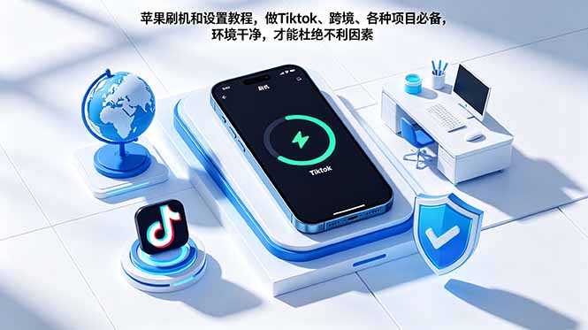 苹果刷机和设置教程，做Tiktok、跨境、各种项目必备，环境干净，才能杜绝不利因素-heixxmi