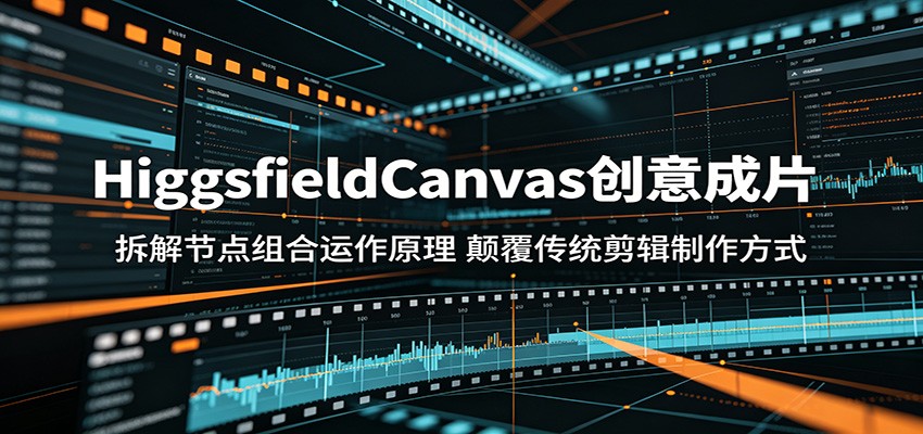 HiggsfieldCanvas创意成片：拆解节点组合运作原理，颠覆传统剪辑制作方式-heixxmi