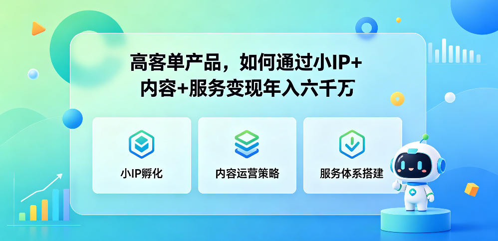 高客单产品，如何通过小IP+内容+服务变现年入六干W-heixxmi