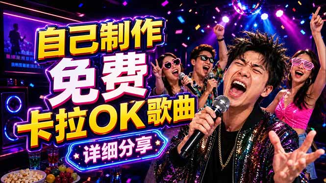 免费卡拉OK歌曲制作全攻略：音轨分离字幕制作，零基础快速做出专业K歌视频-heixxmi