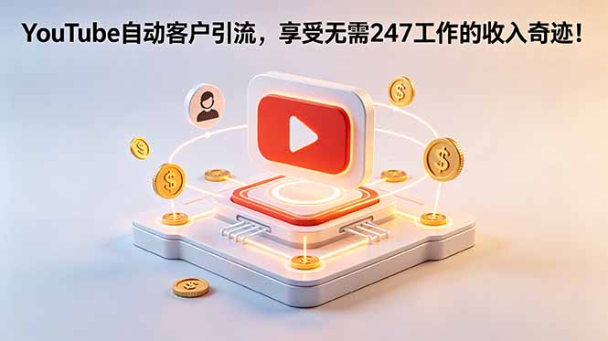 YouTube 自动客户引流，享受无需 247 工作的收入奇迹！【原创双语字幕】-heixxmi