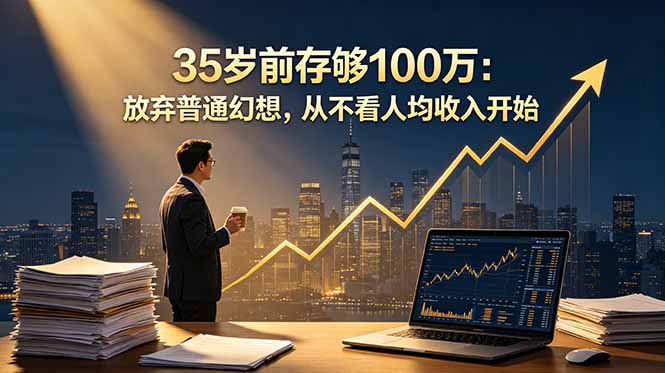 35岁前存够100万：放弃普通幻想，从不看人均收入开始-heixxmi