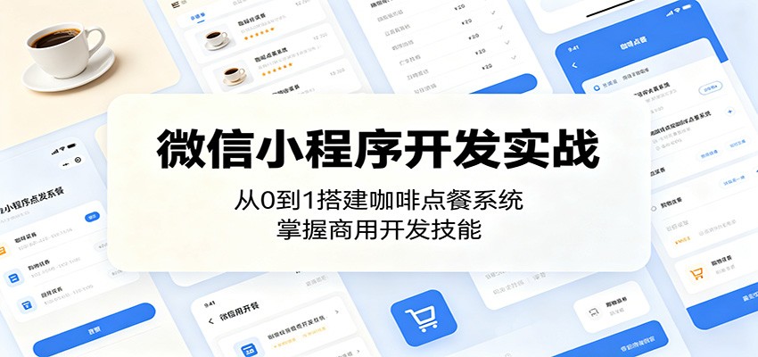微信小程序开发实战：从0到1搭建咖啡点餐系统，掌握商用开发技能-heixxmi