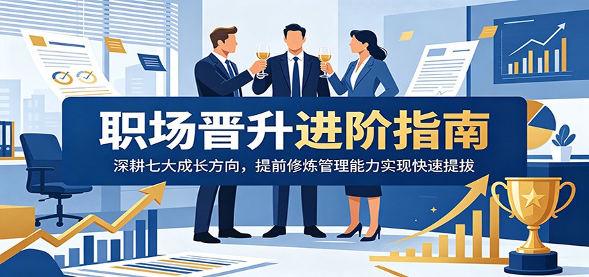 职场晋升进阶指南：深耕七大成长方向，提前修炼管理能力实现快速提拔-heixxmi