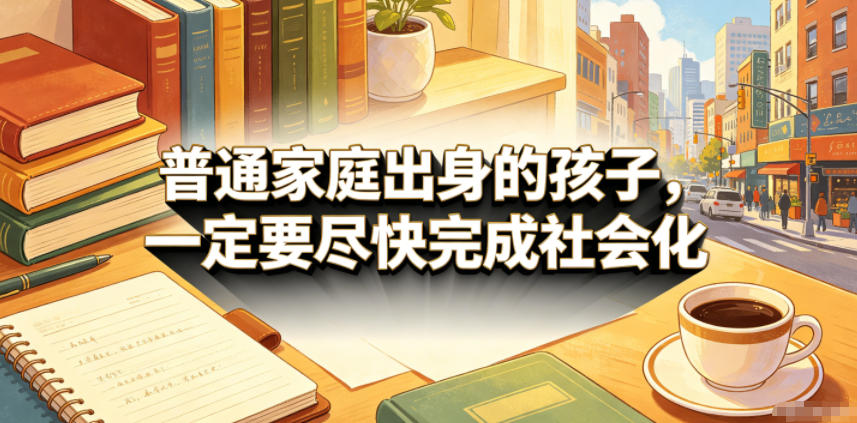 付费文章：普通家庭出身的孩子，一定要尽快完成社会化-heixxmi