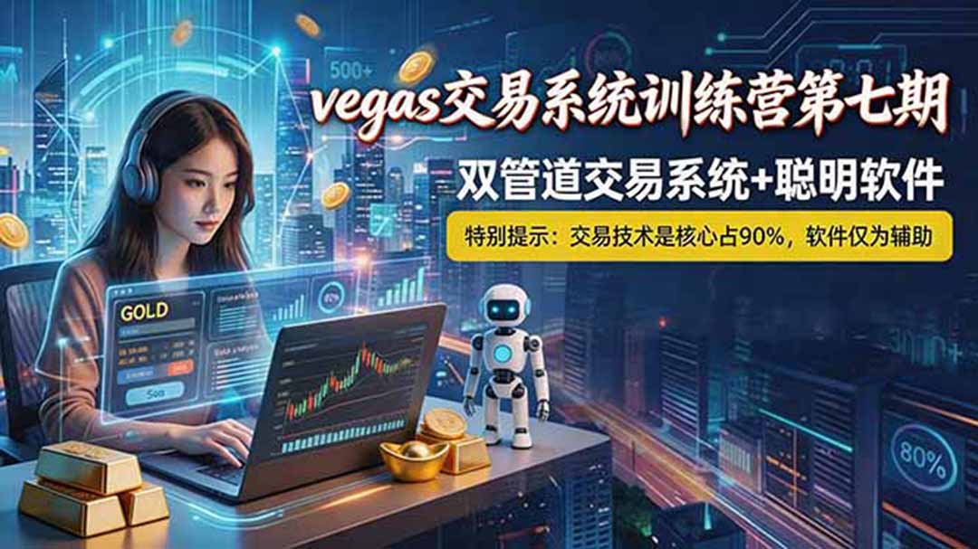 【海外美金AI搬砖】Vegas交易技术+聪明软件， 黄金期货日赚50-1000U， 长期稳定，小白轻松上手-heixxmi