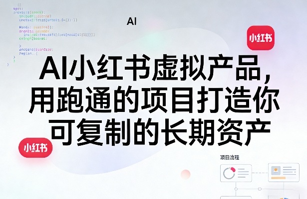 AI小红书虚拟产品，用跑通的项目打造你可复制的长期资产(更新)-heixxmi