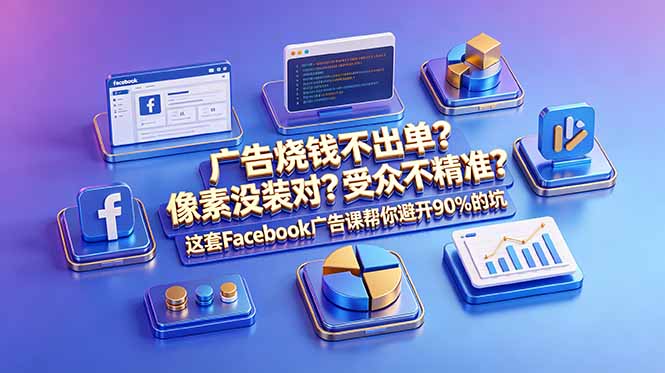 广告烧钱不出单？像素没装对？受众不精准？这套Facebook广告课帮你避开90%的坑-原创双语字幕-heixxmi