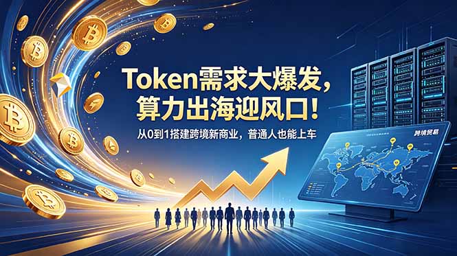 Token需求大爆发，算力出海迎风口！从0到1搭建跨境新商业，普通人也能上车-heixxmi