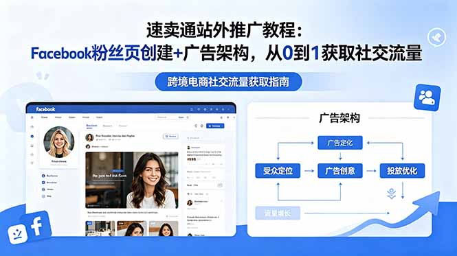 速卖通站外推广教程：Facebook粉丝页创建+广告架构，从0到1获取社交流量-heixxmi