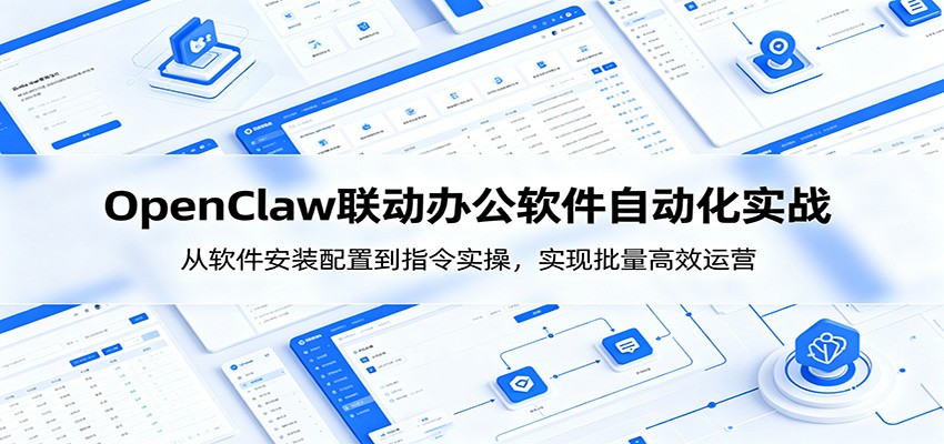 OpenClaw自动化实操课：从软件安装配置到指令实操，实现批量高效运营-heixxmi