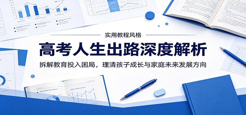 高考人生出路深度解析：拆解教育投入困局，理清孩子成长与家庭未来发展方向-heixxmi