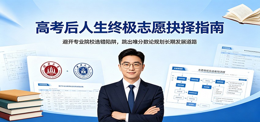 高考后人生终极志愿抉择指南：避开专业院校选错陷阱，跳出唯分数论规划长期发展道路-heixxmi
