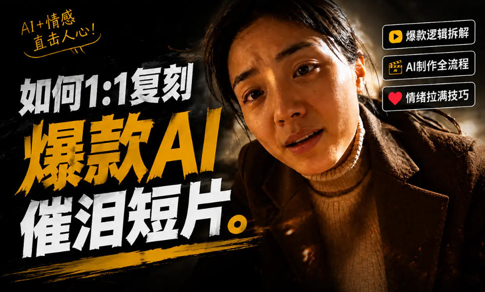 豆包+Gemini生成真人AI短剧-拆解复刻百万爆款第一人称短片，一站式讲透爆款复刻全流程-heixxmi